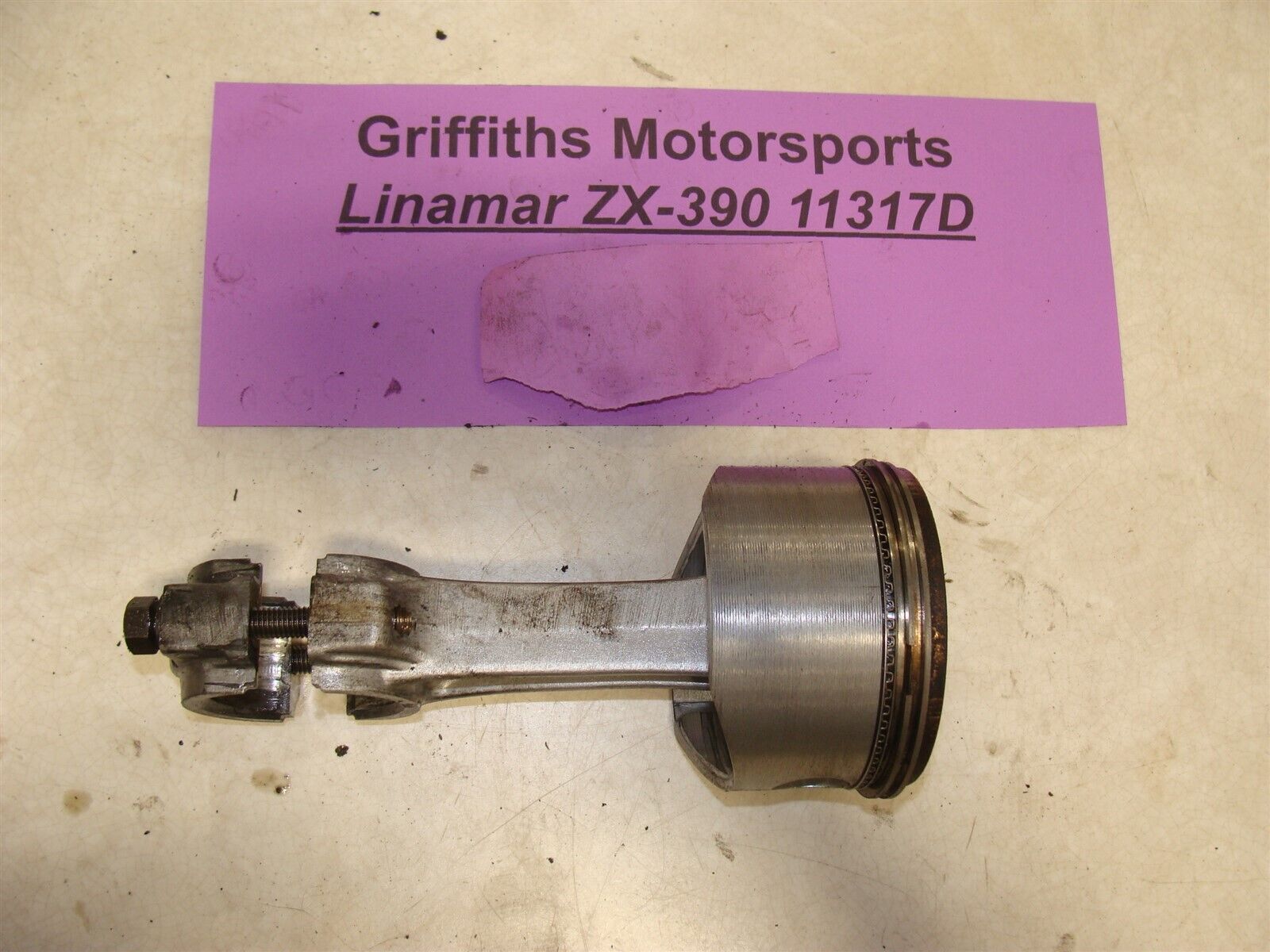 ONAN ELITE LINAMAR 14HP ZX390 nice piston and rings bad rod ONAN ELITE LINAMAR 14HP ZX390 nice piston and rings bad rod