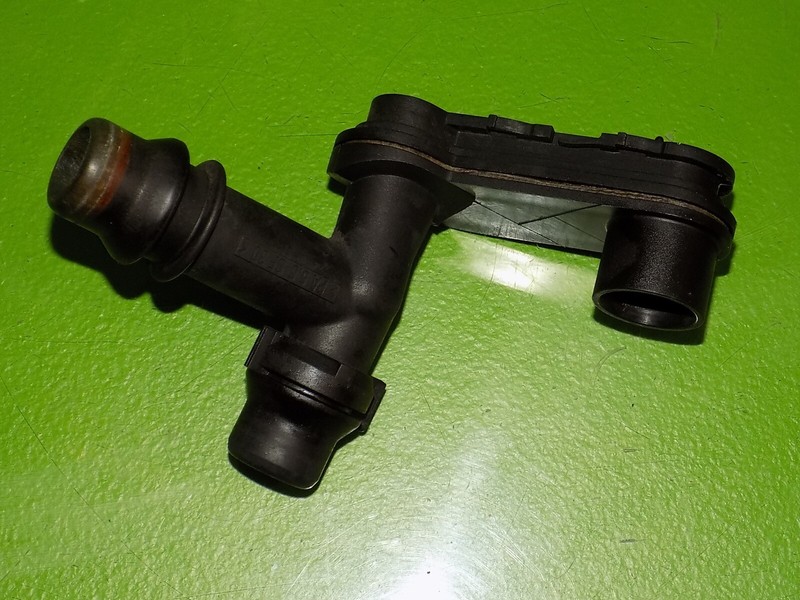 01 BMW 325i E46 coolant distribution pipe tube 1707817 expansion tank oil cooler