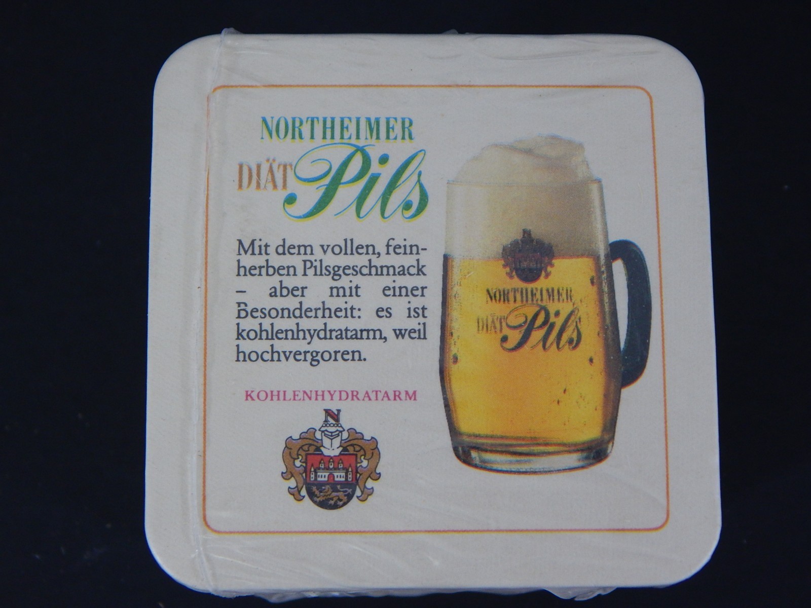 New Vintage Bar Beer Coasters Northeimer Diat Pils Kohlenhydratarm 100 pack? ML