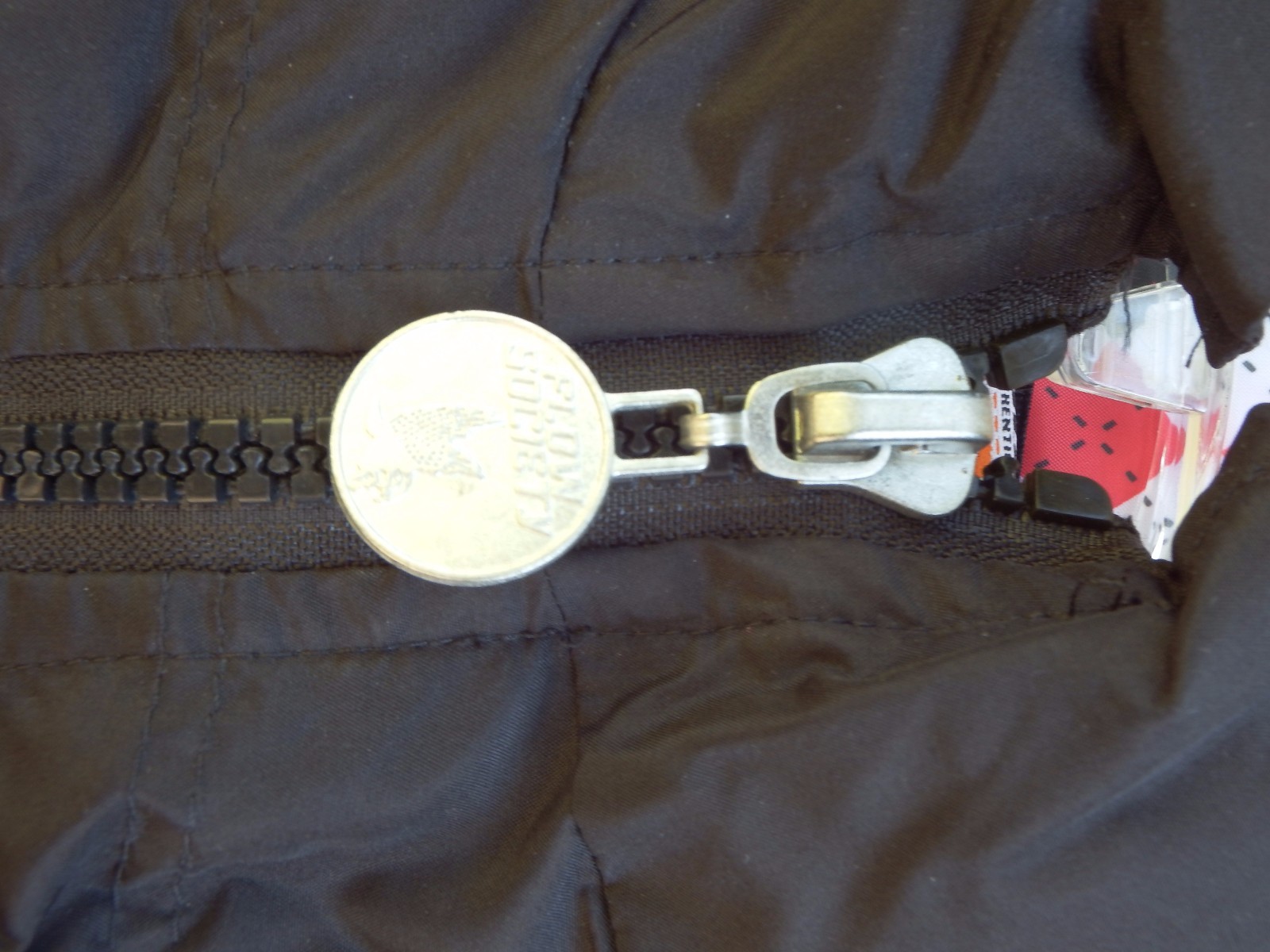 Flow Society Youth XL X-Large Argyle Puffer Vest Insulat Lacrosse Gear Red Black