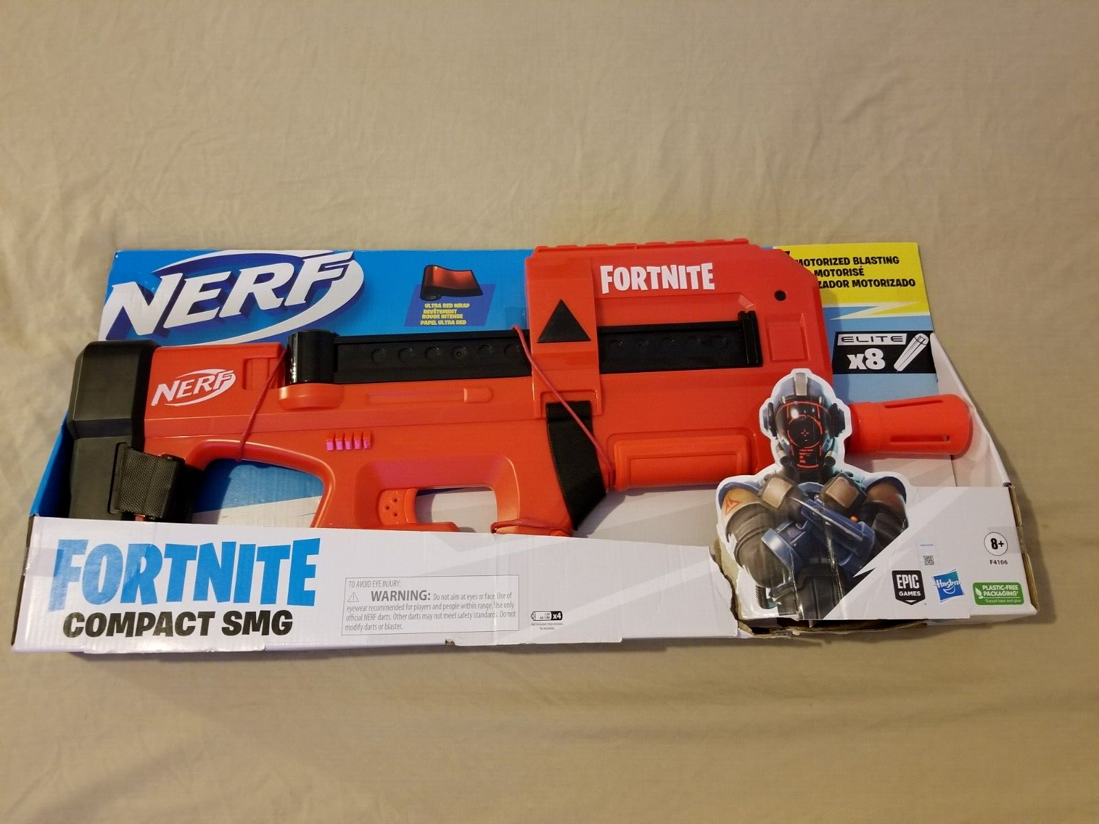 Nerf Gun Fortnite Compact SMG Elite x8 | eBay