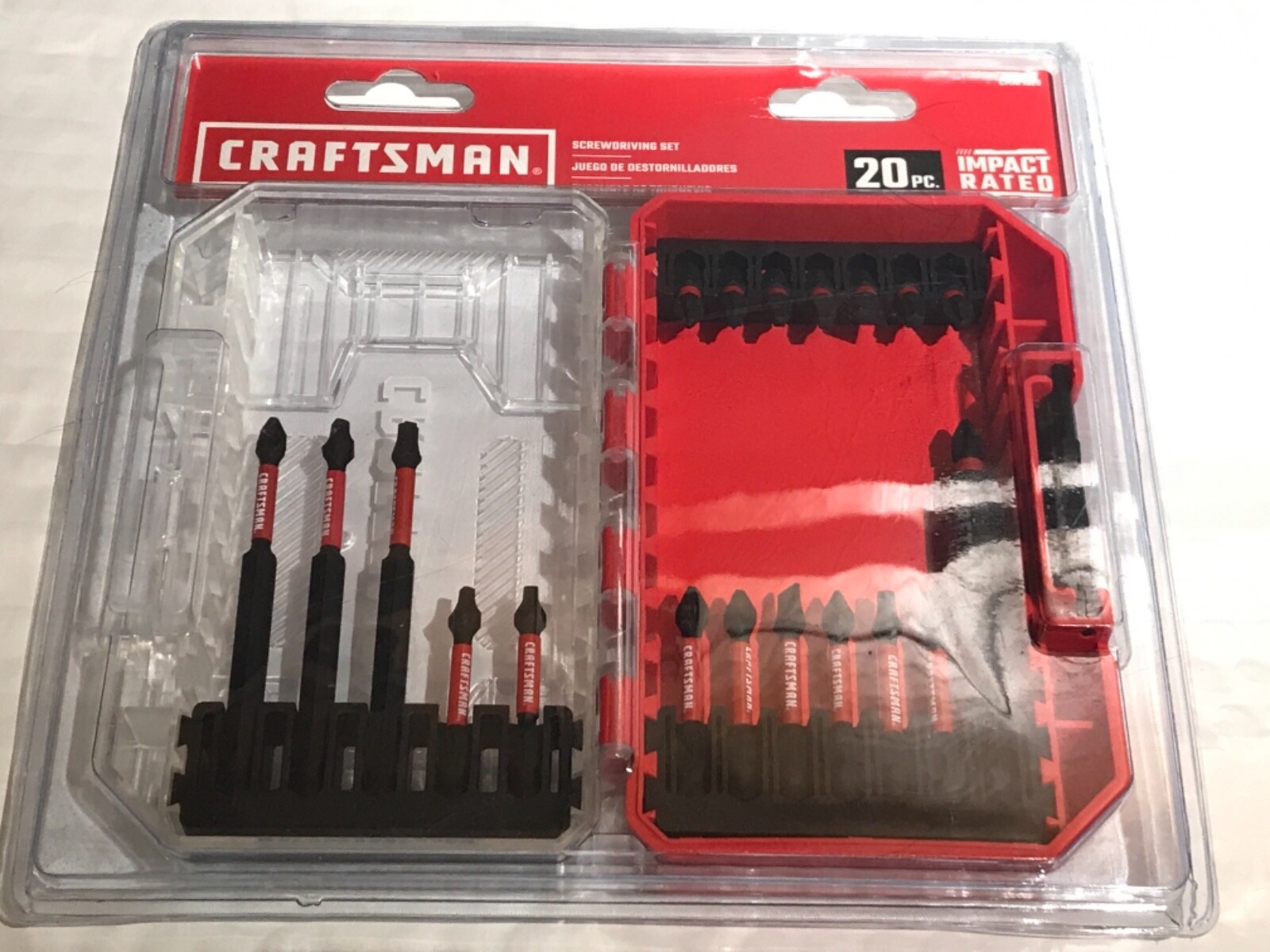 CRAFTSMAN IMPACT-RATED 20-Piece Impact Driver Bit Set CRAFTSMAN IMPACT-RATED 20-Piece Impact Driver Bit Set