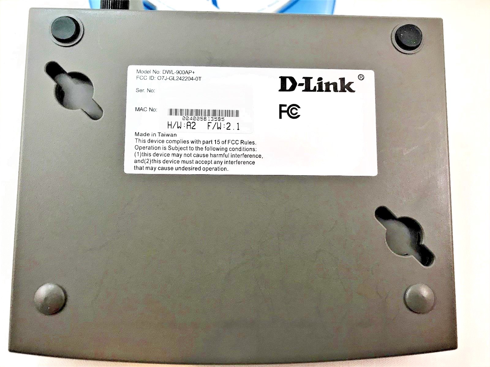 D-Link DWL-900AP+ AirPlus 2.4GHz Wireless Access Point