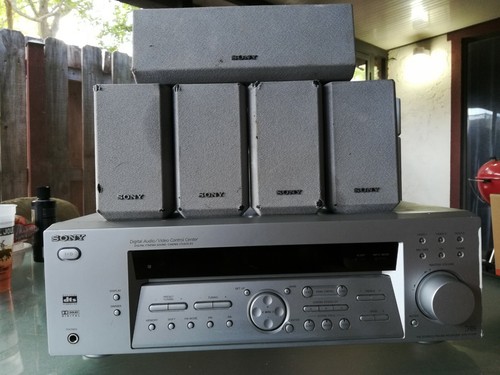 Sony STR-K740P AM/FM Surround Sound Stereo ReceiverWith Five speakers