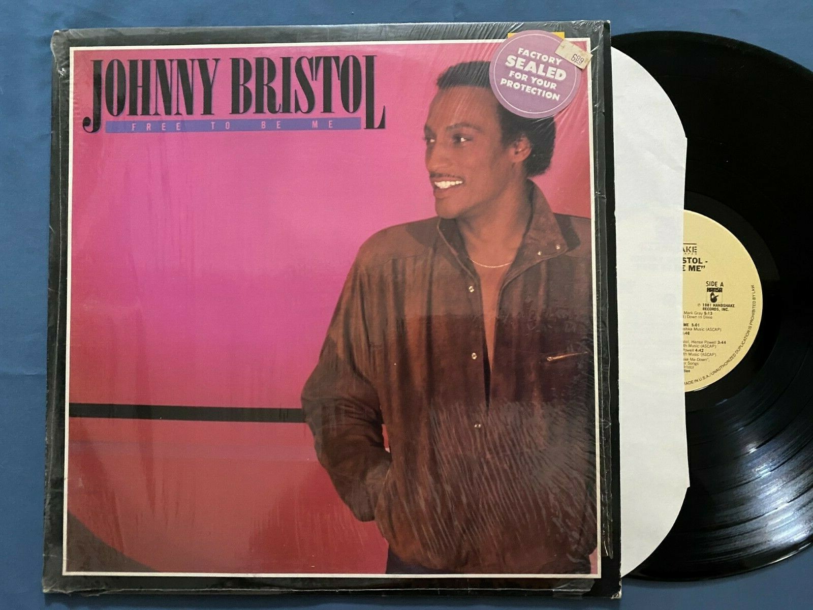 US盤LP Johnny Bristol / Free To Be Me Johnny Bristol Free to be me EX Hansa International Vinyl LP