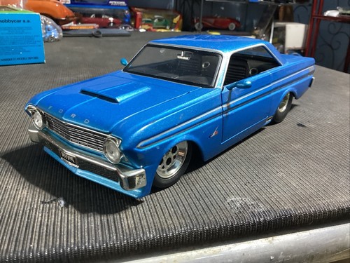 JADA BIG TIME 1964 FORD FALCON 1:24 SCALE BLUE JADA BIG TIME 1964 FORD FALCON 1:24 SCALE BLUE