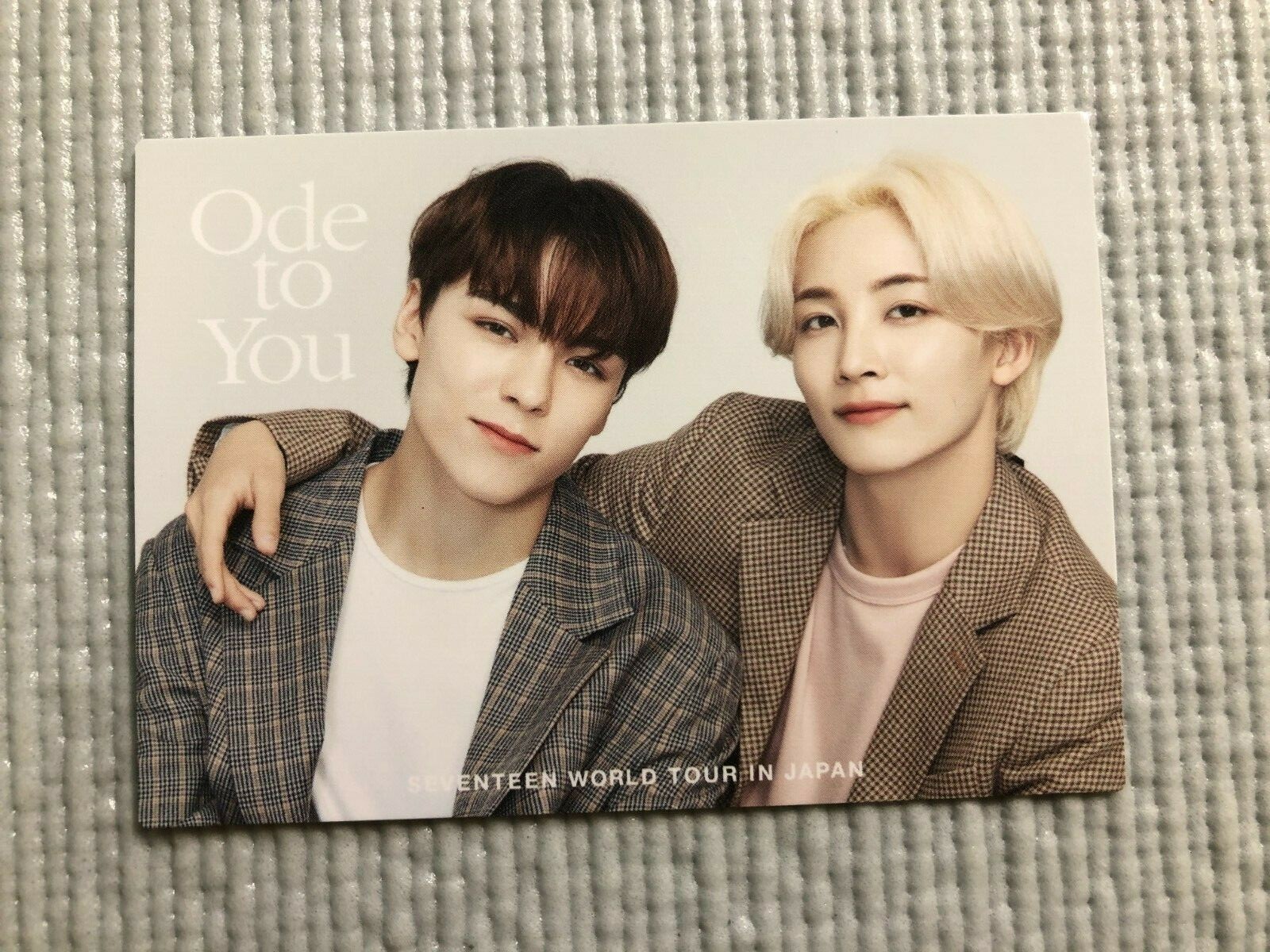 SEVENTEEN World Tour In Japan ODE TO YOU Official Photo card