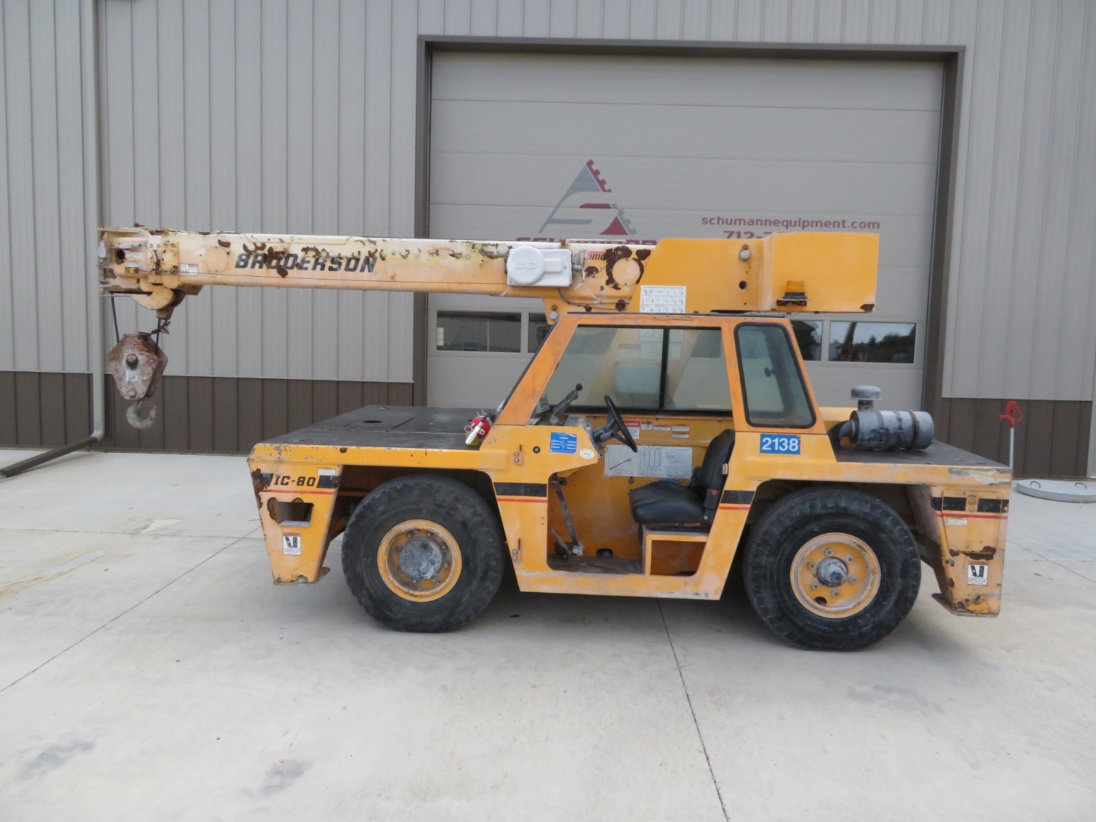 2008 Broderson IC80-3G Carry Deck Crane LMI -17,000 lbs capacity grove Iowa