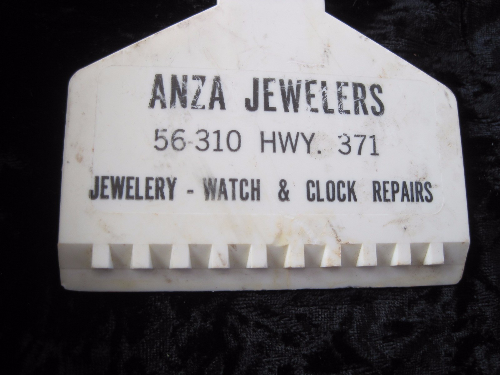 Advertising Vintage Scraper Anza Jewelers