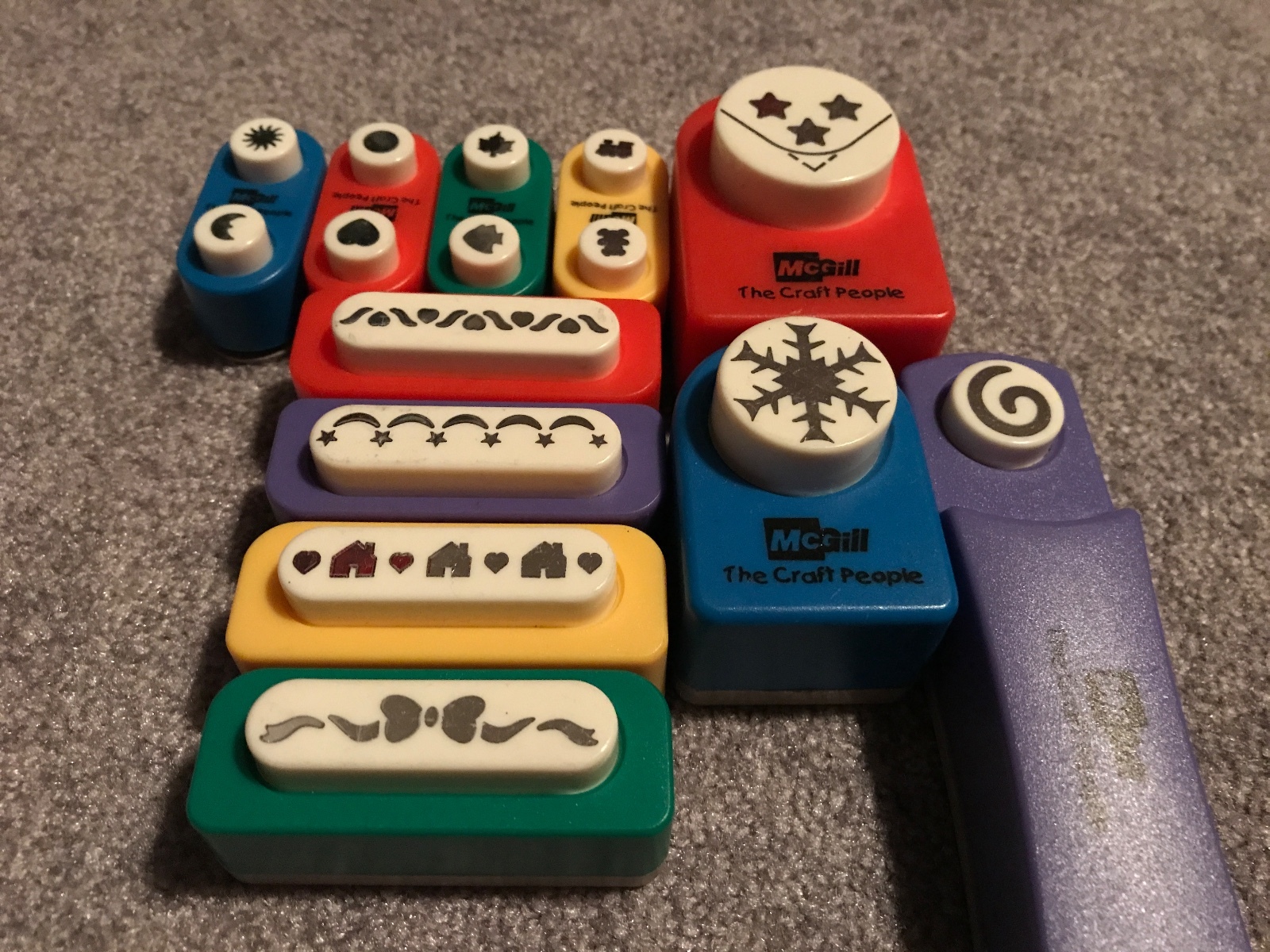 McGill The craft people scrap booking hole punchs lot