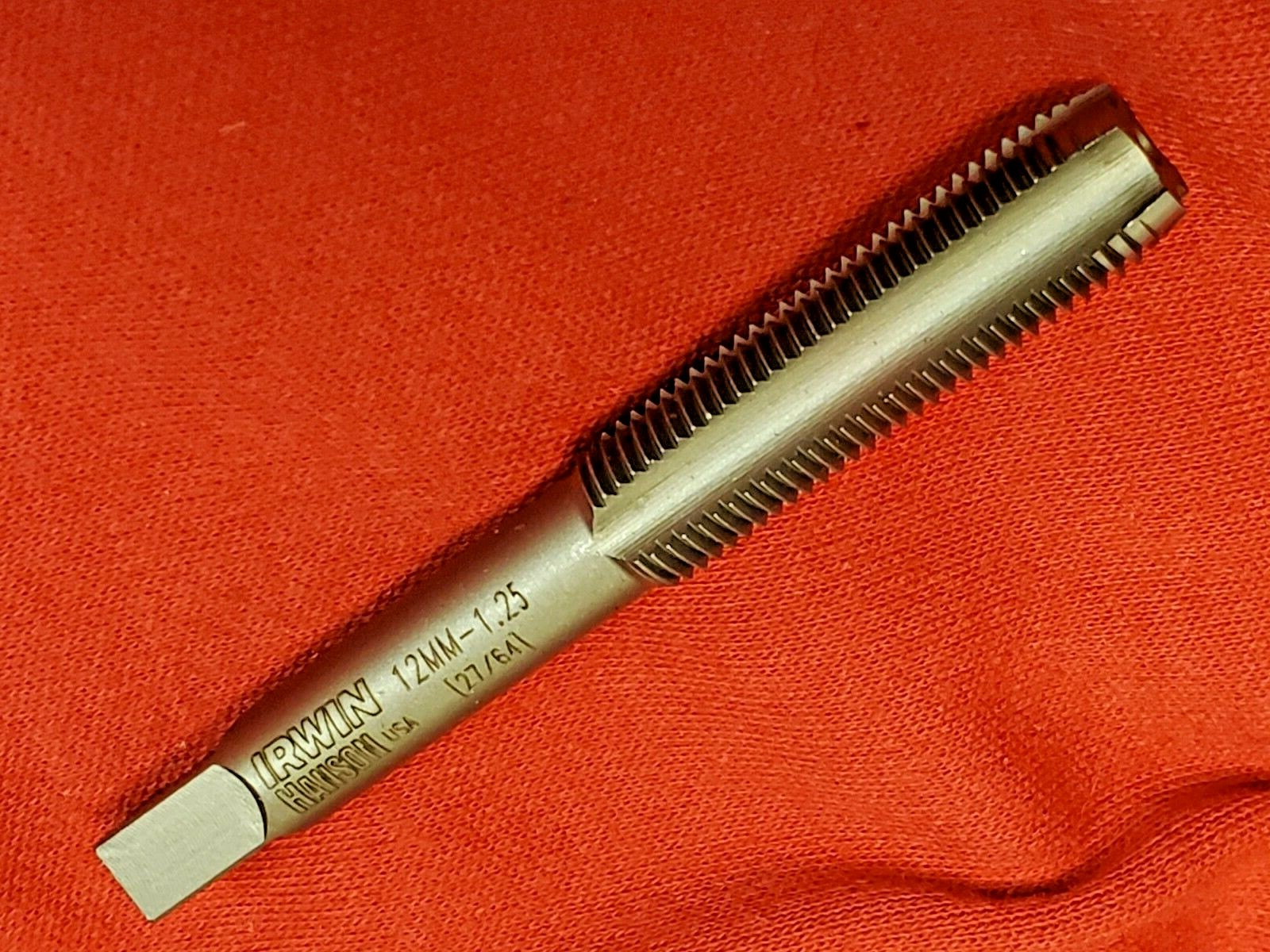 M12 X 1.25 Plug Tap Carbon Steel Irwin 1742 Zr Metric Tap 4fl Rh Spark
