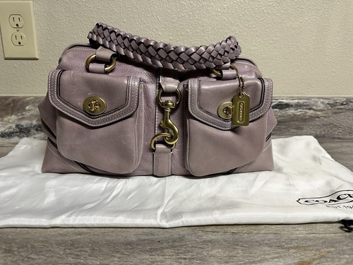 Coach Daphne Large Satchel Lilac NWOT | eBay