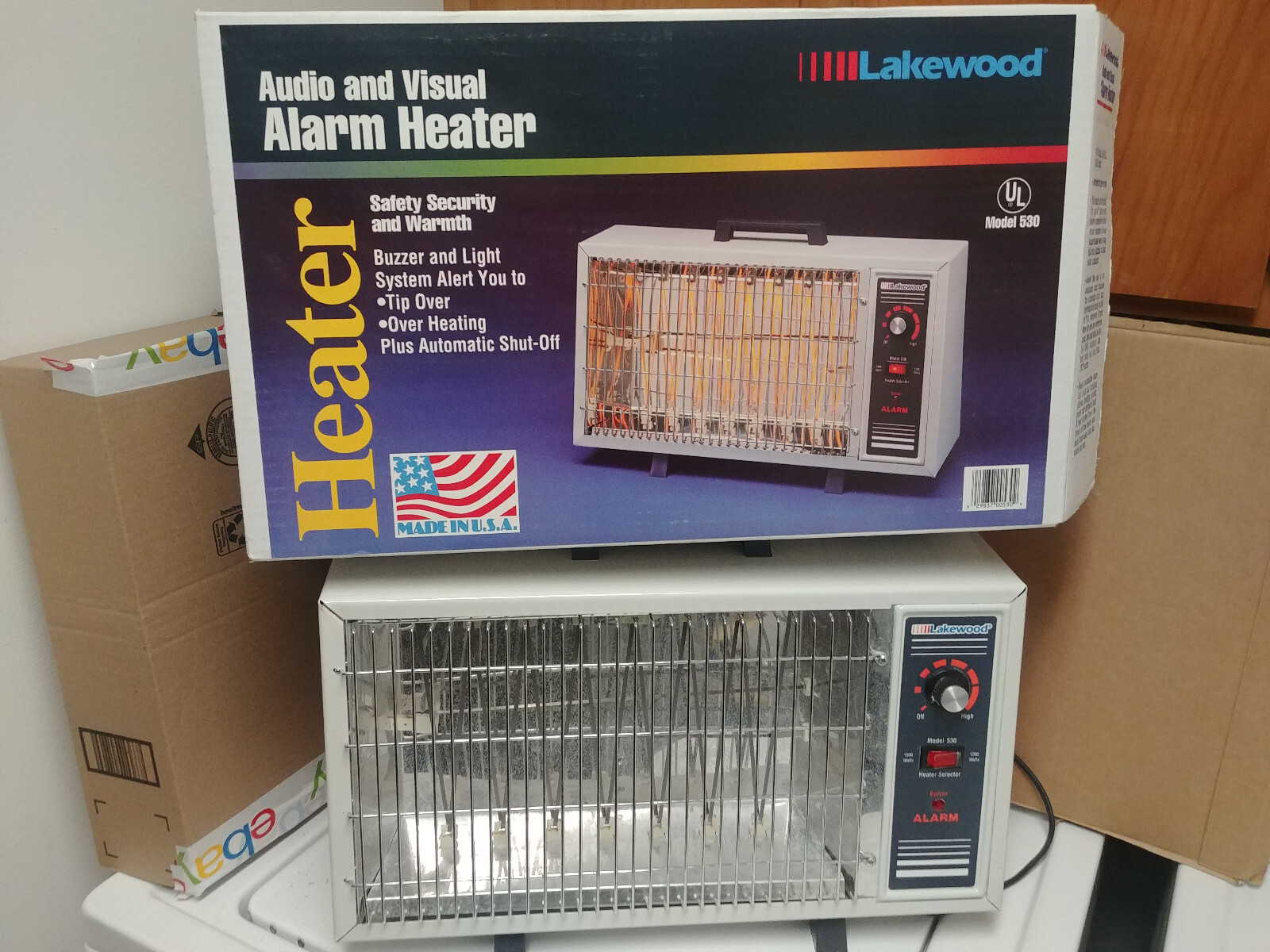 Made In Usa Lakewood Model 530 Electric Space Alarm Heater