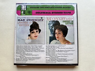 Ray Conniff: Concert In Rhythm Volume I & II Reel 3 ¾ ips 4-Track Stereo SEALED