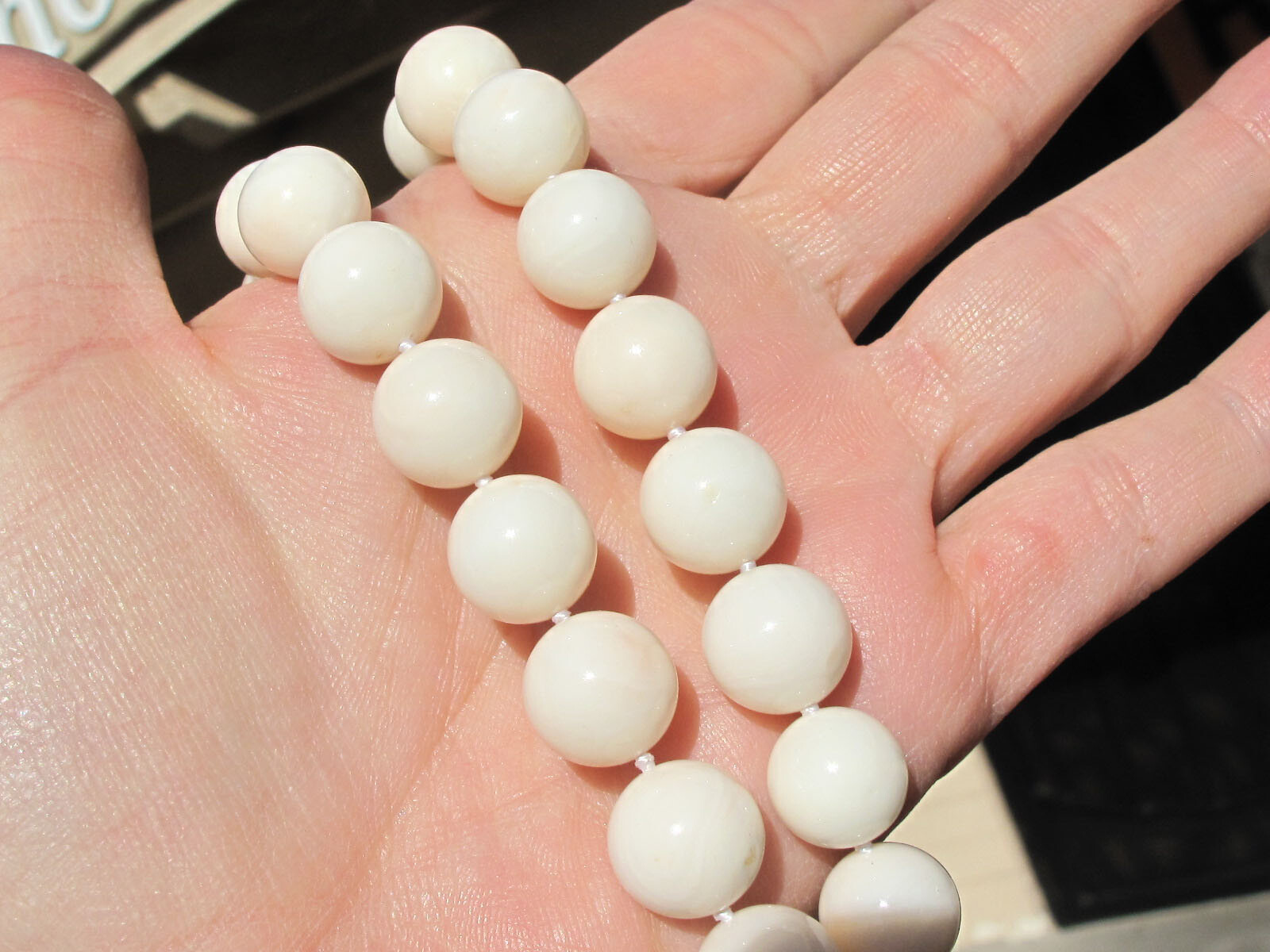 Vintage Angelskin 12-13mm Genuine Coral 32