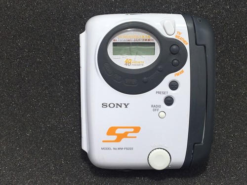 Sony S2 Sports AM FM Cassette Player Walkman WM-FS222