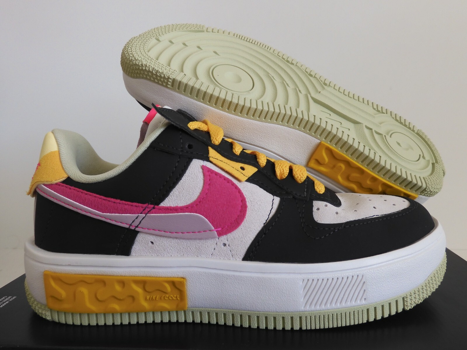 靴 Nike Air Force 1 FONTANKA Nike Air Force 1 Fontanka Summit White Yellow Orange