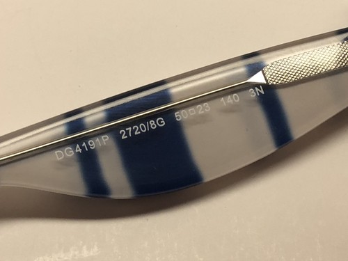 Dolce & Gabbana DG 4191P Retro Sunglasses 2720/8G Frames Catwalk Stripes 50/23