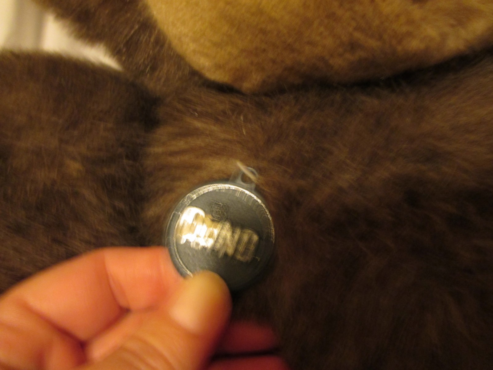 GUND Collectors 23 inch Plush Brown Teddy Bear MISTY With Tag 1978