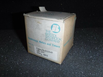 BRISTOL Synchronous Motor 830-1/2-511D-W 120V 1/2 RPM