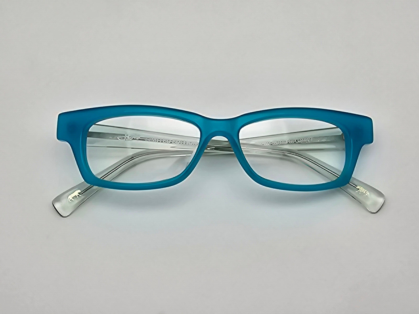 Jono Hennessy 8252 C947 Bright Blue Clear Limited Edition Eyeglasses Frame 50mm