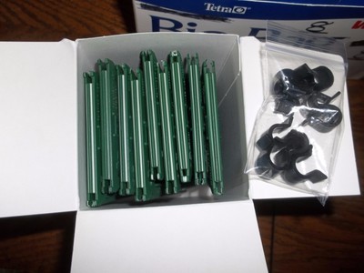 Tetra Whisper Power Filter 5-15 Gal w/8 Bio Bags/Carbon + 9 Carbon holders+Clips