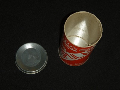 Vintage Badminton Carlton Popular Shuttlecocks Can (empty)