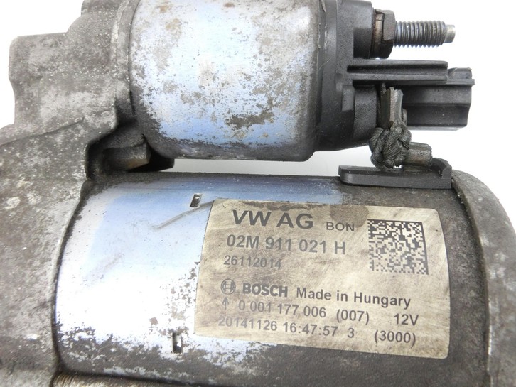 VW UP AA 15-23 1,0 44KW Anlasser Starter VW UP AA 15-23 15.01.2015 02M911021H 0001177006 gebraucht Vorschau 5