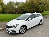 2018 68 VAUXHALL ASTRA 1.6 CDTI ECOTEC DESIGN SPORTS TOURER WHITE ESTATE POLICE