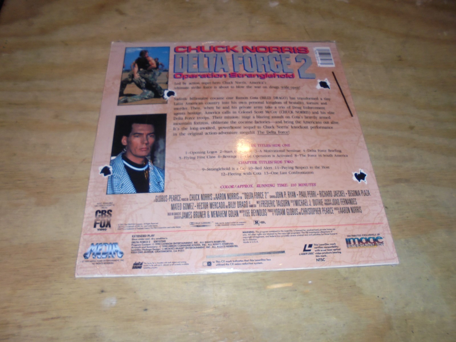 THE DELTA FORCE 2-Laserdisc LD nice  GOOD CONDITION