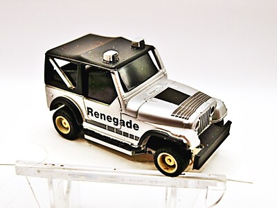 Tyco Jeep Renegade Silver/Black NOS Body Running