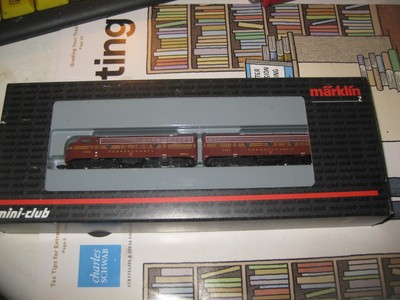 Marklin Z Pennsylvania Railroad Locomotive Set Mini Club EXCELLENT