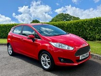 2014 FORD FIESTA 1.25 82PS ZETEC 5DR MK7.5 RED LOW MILEAGE 59K MILES FRESH MOT