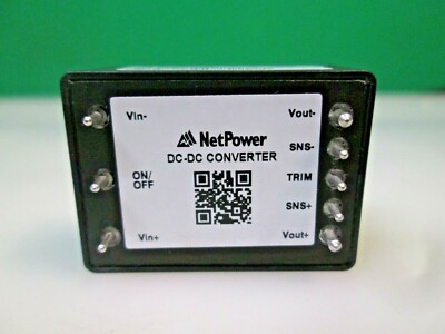 NetPower DC DC CONVERTER Input: 9-36Vdc Output: 12Vdc/5A SYRS1120N005N2P1-H NEW