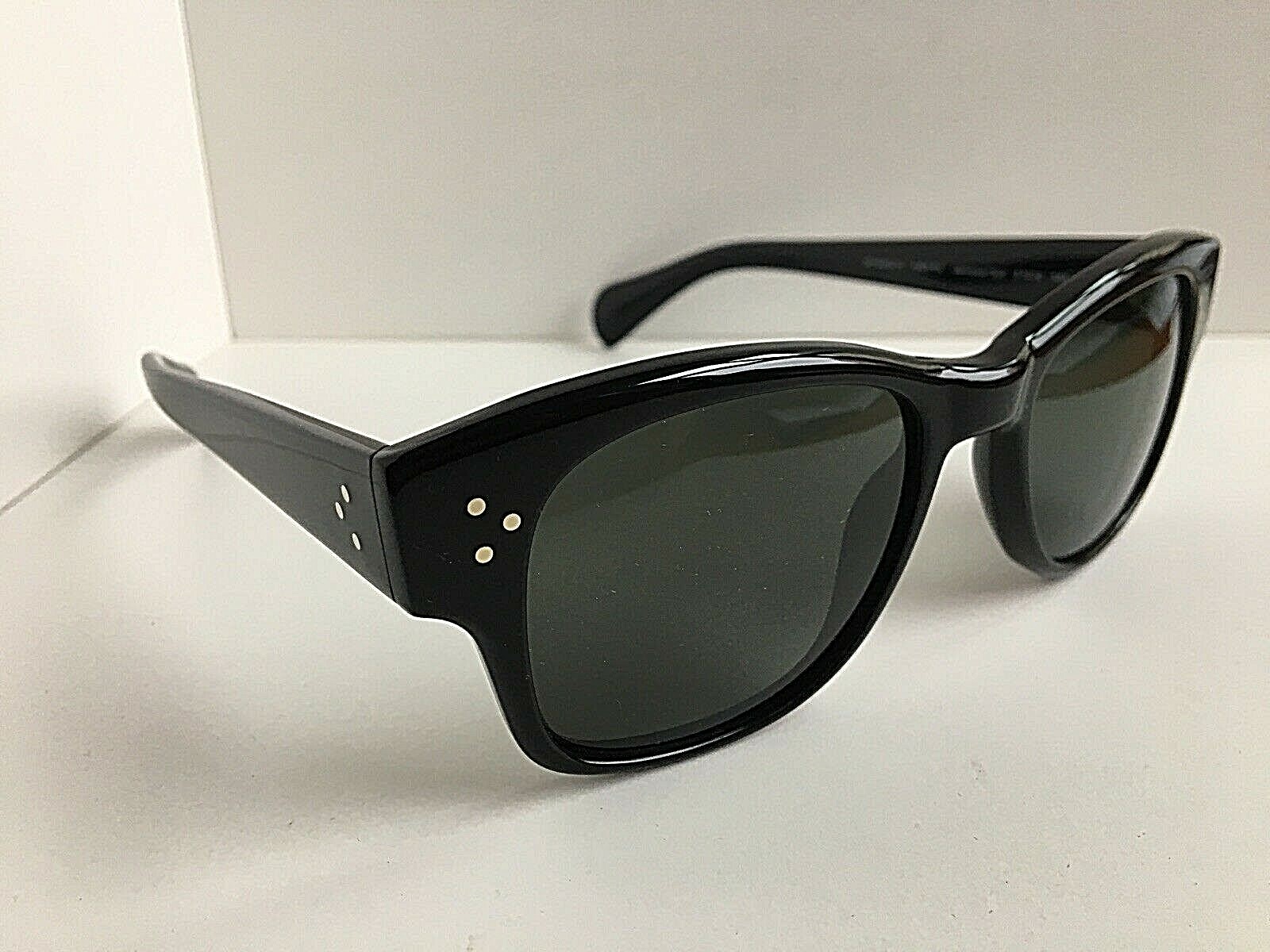 Pre-owned Oliver Peoples Polarized  Ov 5242s 1005/p2 Jannsson 51mm Black Men Sunglasses