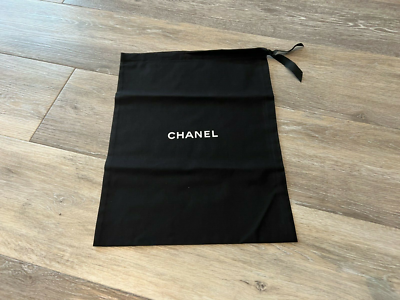 Chanel black online dust bag