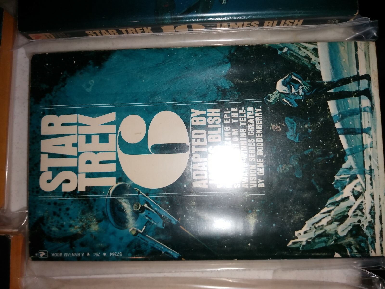 STAR TREK PAPERBACKS  3,5,6,10,12  LOGS 3,5 MINT