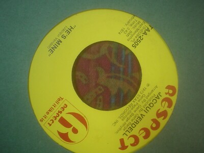 Jacqui Verdell 45 He's Mine / We're Gonna Have a Good Time