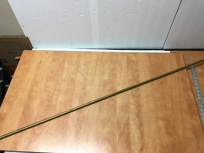 BRASS 360 Round BRS Rod Bar  STOCK 9/16'' Diameter 64''