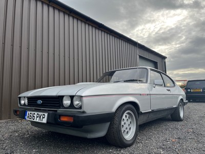 Mk3 Ford Capri 2.8 injection 1983 A reg 5 Speed Silver / Cloth Recaro Trim -