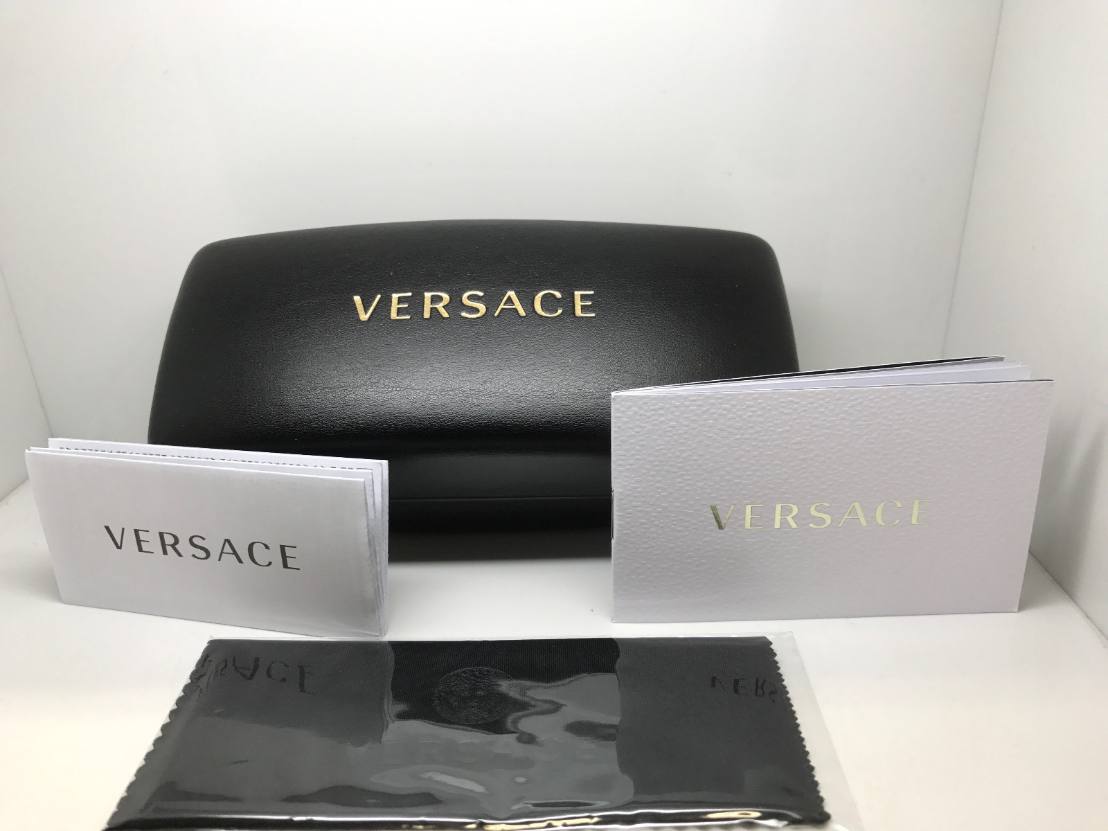 Pre-owned Versace Authentic  Sunglasses Ve2199 Medusa Charm 1002/81 Black/polarized Grey In Gray