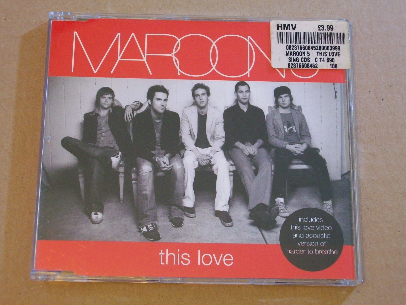 MAROON 5 - THIS LOVE / HARDER TO BREATHE