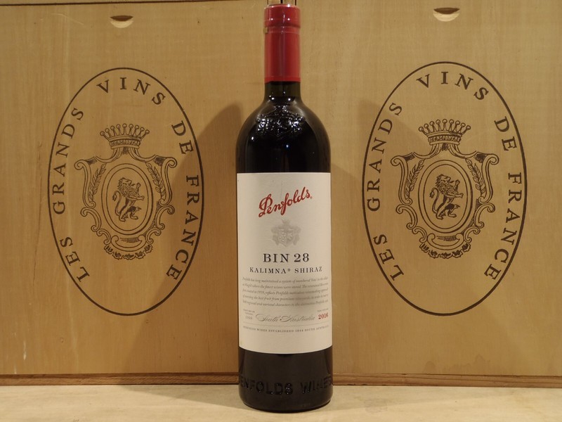 Penfolds Bin 28 Kalimna Shiraz 2016 Australie NotÃ©: 93/100