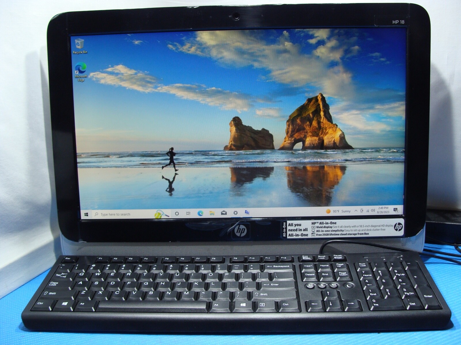 HP Pavilion 18-5010 AIO AMD E1-2500 1.4GHz 4GB RAM 500GB HDD W10H - Thumbnail 9
