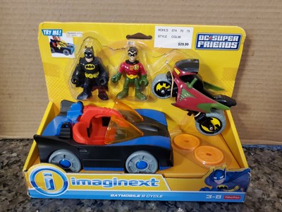 imaginext batmobile and cycle