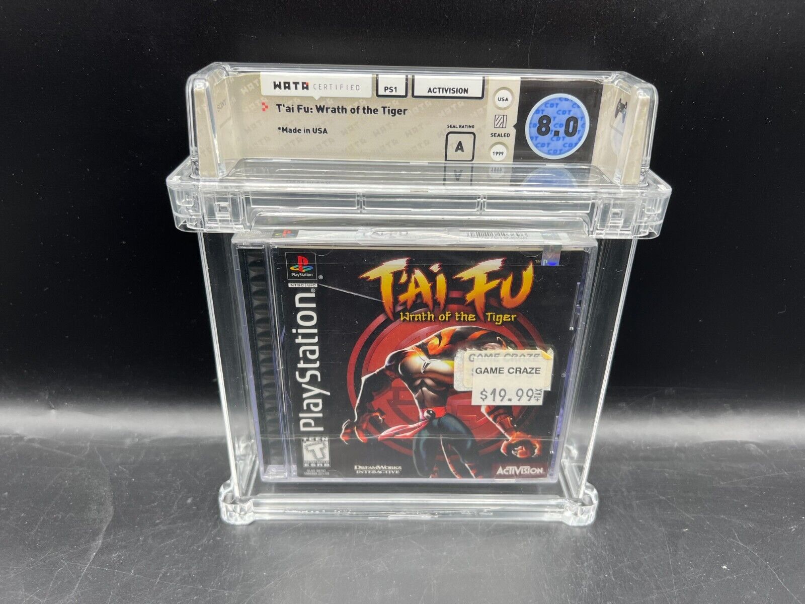 T'ai Fu: Wrath of the Tiger Sony PS1 WATA 8.0 A FACTORY T'ai Fu: Wrath of the Tiger Sony PS1 WATA 8.0 A FACTORY