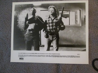 8 x 10 photo, Roddy Piper Keith David ,John Carpenter s They Live