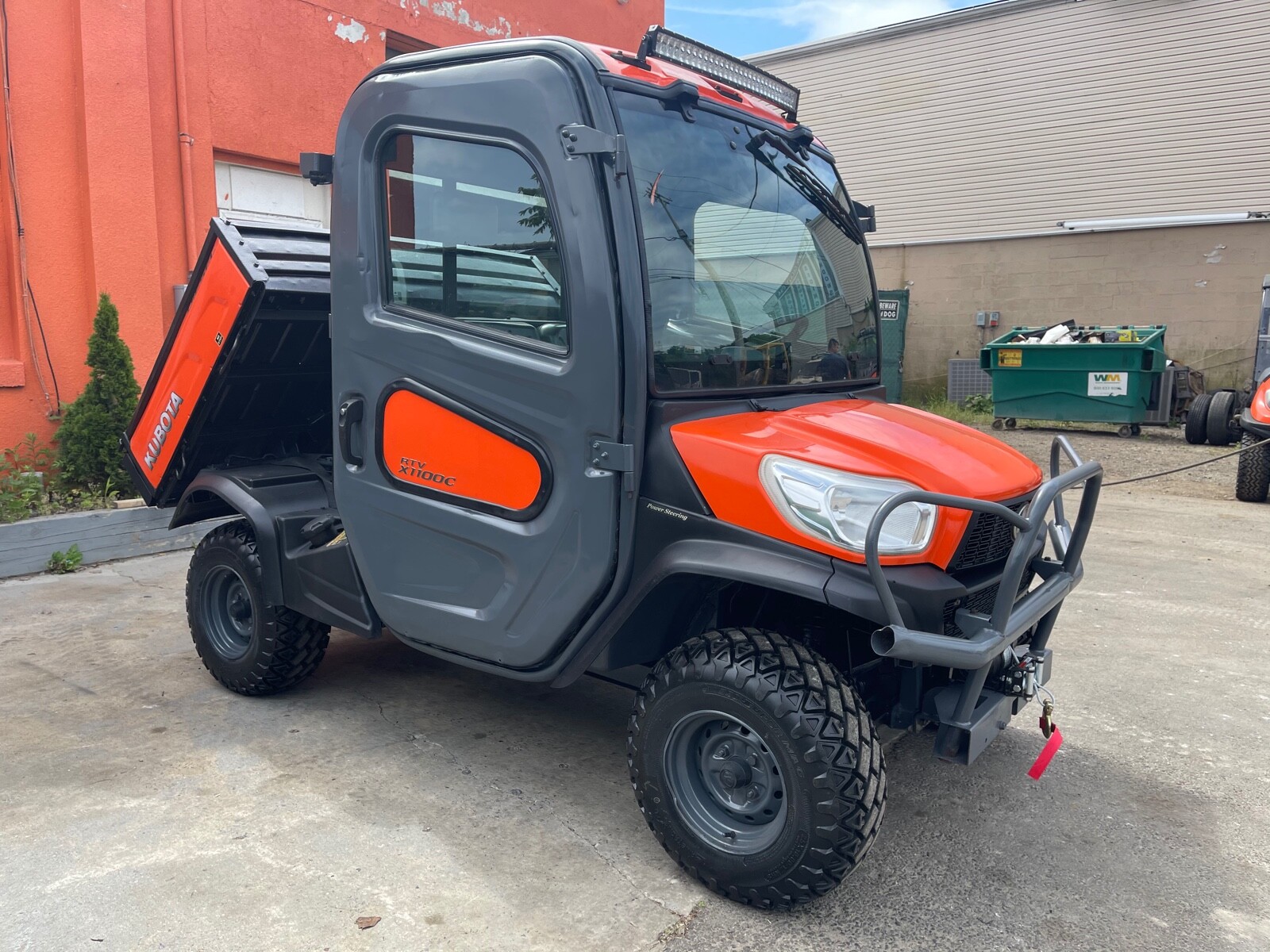 Kubota Rtvx1100c, Hydraulic Dump, Ac/heat, Pto, Brand New Winch, Radio Used Kubota Rtvx1100c
