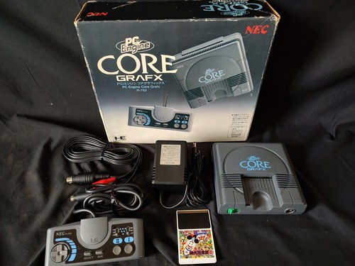 NEC PC Engine CoreGrafx PI-TG3 本体 PI-PD6 NEC PC Engine Coregrafx Console PI-TG3 TurboGrafx16, w/Pad