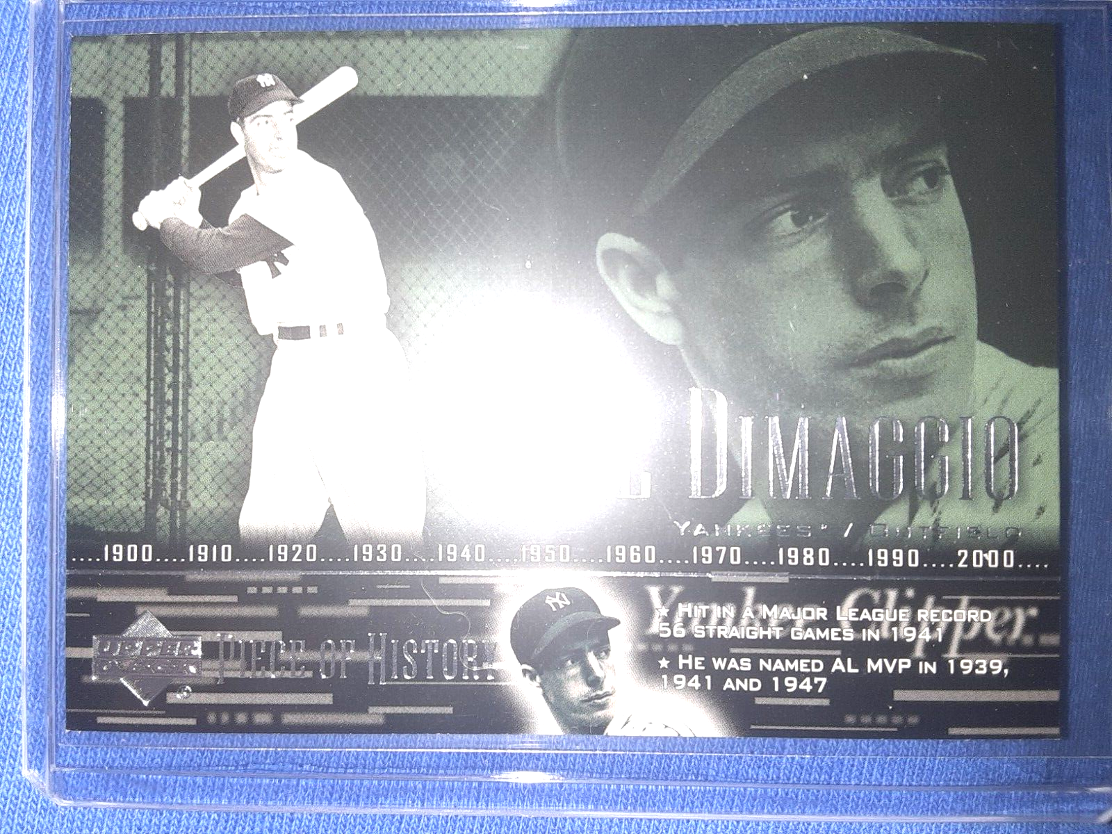 その他 Upper deck 2002 Joe DiMaggio Jersey Card Joe DiMaggio 2002 Upper Deck Piece Of History Card #39